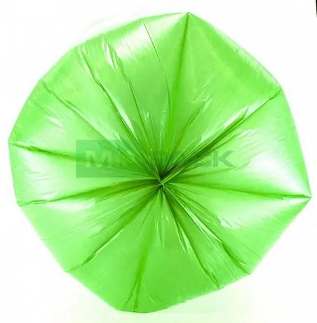 Мешки для мусора 120 литров, 14 мкм, ПНД, 10 шт. зеленые, 70х110 см, EXTRA - Вид 3