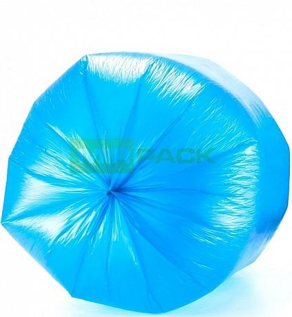 Мешки для мусора 120 л, 18 мкм, 10 шт. ПСД, синие - Вид 3