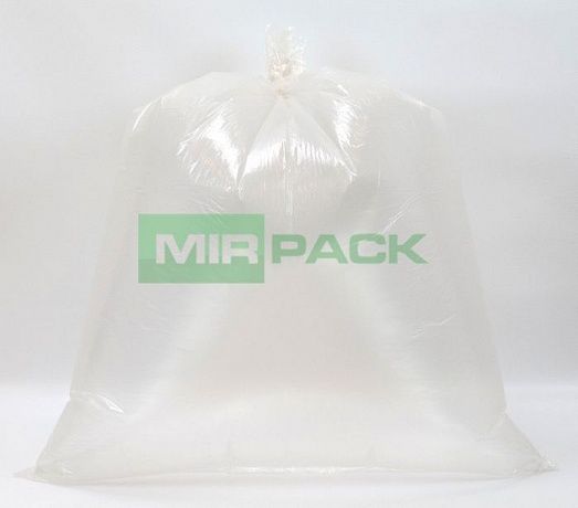 Мешки для мусора 180 л, 30 мкм, в рулоне 10 штук, ПВД, прозрачные, 2 слоя, 93х110 см, Professional - Вид 5