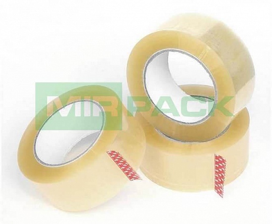 Скотч упаковочный прозрачный 50 мм 50 м 45 мкм - Вид 1