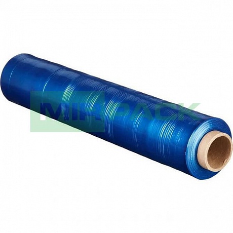 Стрейч пленка для паллет 500 мм 17 мкм 1,2 кг синяя - Вид 1